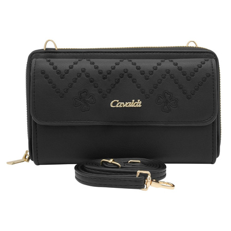 Portfel damski skórzany skóra ekologiczna Cavaldi 