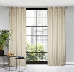 ZASŁONA GOTOWA LIZA 140 X 250 CM KREMOWY