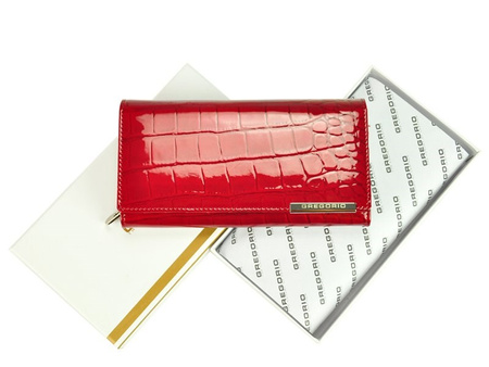 Portfel damski skórzany skóra naturalna Gregorio 