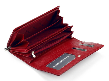 Portfel damski skórzany skóra naturalna Gregorio 