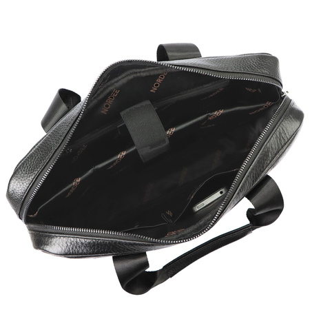 Teczka torba męska skórzana skóra naturalna Nordee
