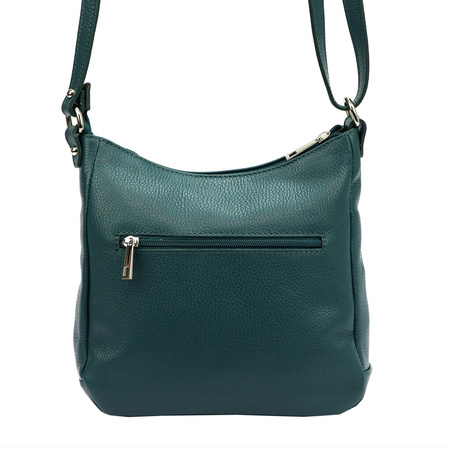 MiaMore torebka listonoszka skóra naturalna niebieski