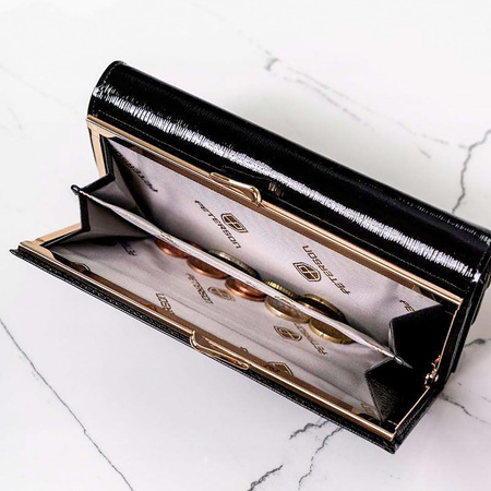 Portfel damski skórzany skóra naturalna  Peterson