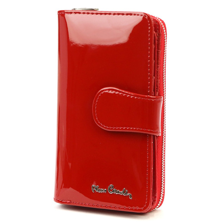 Portfel damski skóra naturalna + skóra ekologiczna Pierre Cardin