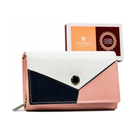 Portfel damski skórzany skóra naturalna  Peterson