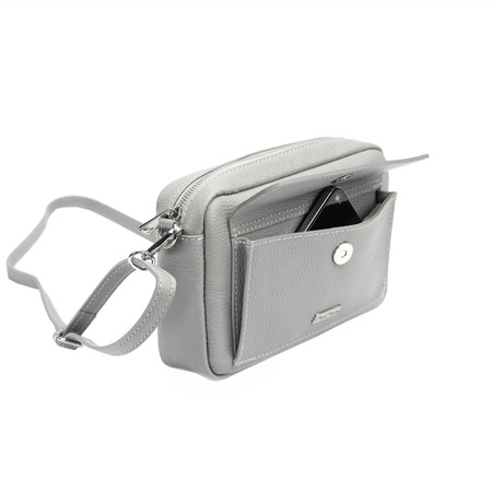 MiaMore torebka listonoszka skóra naturalna czerwony