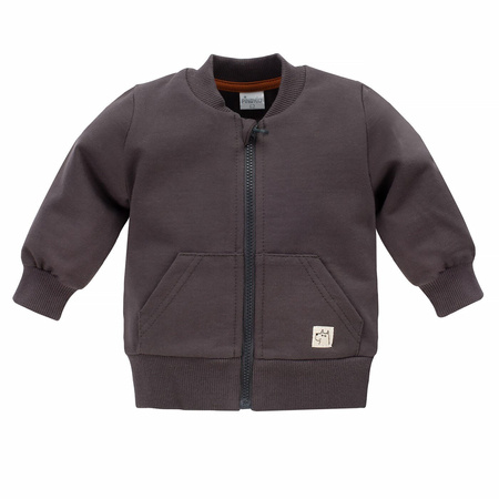 Bluza rozpinana dresowa z długim rękawem dla chłopca Olivier Pinokio 