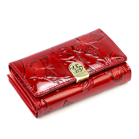 Portfel damski skóra naturalna skórzany Gregorio