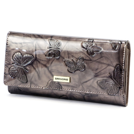 Portfel damski skórzany skóra naturalna Gregorio 