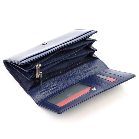 Portfel damski skórzany skóra naturalna Pierre Cardin