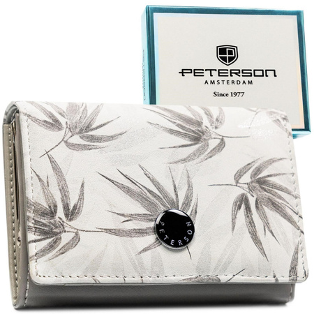 Portfel damski skóra naturalna skórzany Peterson