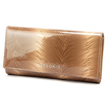 Portfel damski skóra naturalna skórzany Gregorio