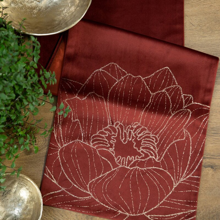 OBRUS BLINK 13 35 X 140 CM CEGLASTY