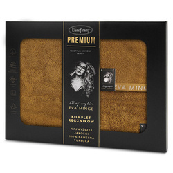 KOMPLET RĘCZNIKÓW VENUS 46 X 36 X 7 CM MIODOWY