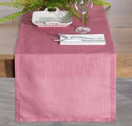 OBRUS SUMMER6 40 X 140 CM CIEMNORÓŻOWY