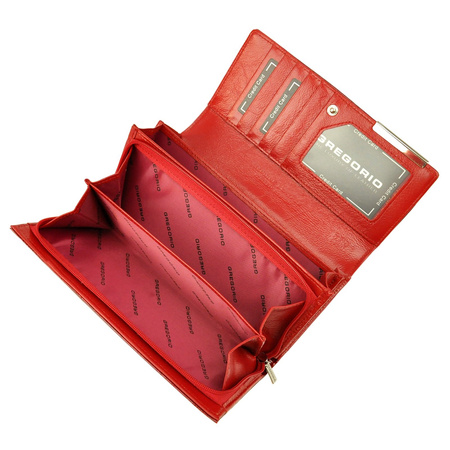 Portfel damski skórzany skóra naturalna Gregorio