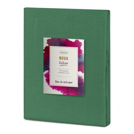 POSZEWKA NOVA COLOUR 220 X 200 CM BUTELKOWY ZIELONY