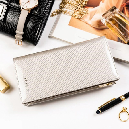 Portfel damski skóra naturalna skórzany Peterson