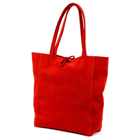 Torebka torebki skórzana skóra naturalna zamszowa Patrizia damska