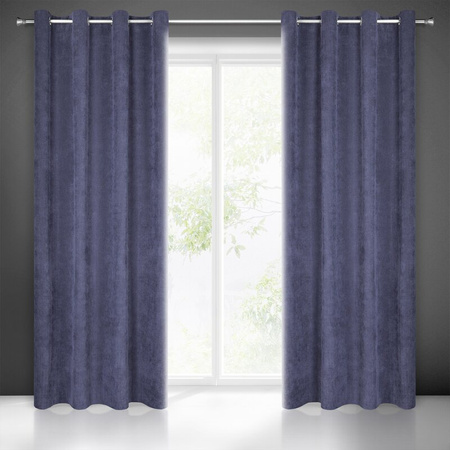 ZASŁONA GOTOWA JULIE 140 X 250 CM GRANATOWY