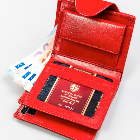 Portfel damski skórzany skóra naturalna  Peterson