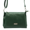 MiaMore torebka listonoszka skóra naturalna zielony
