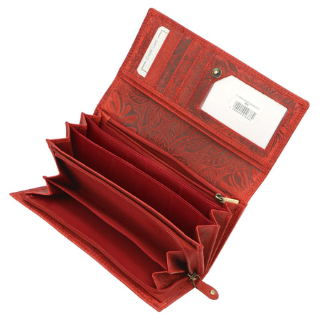 Portfel damski skórzany skóra naturalna Nordee