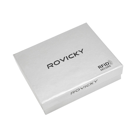 Rovicky portfel skóra naturalna wielokolorowy 324-RBA-D NAVY-RED - kobieta