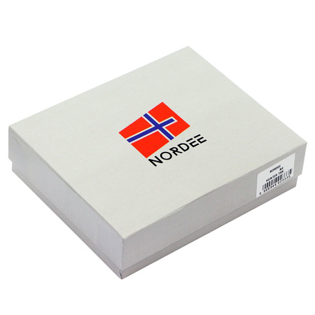 Portfel męski skórzany skóra naturalna Nordee