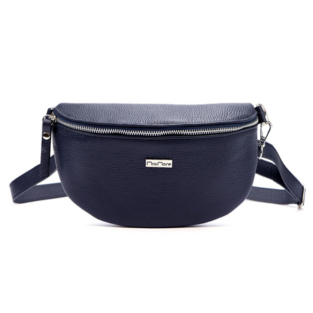 Torebka torebki nerka saszetka skórzana skóra naturalna MiaMore damska