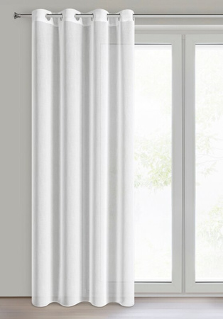 FIRANA GOTOWA LANA 140 X 250 CM BIAŁY