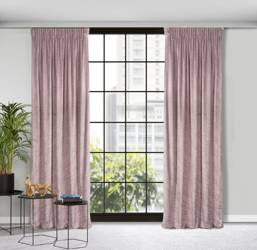 ZASŁONA GOTOWA RIVA NA TAŚMIE 140 X 270 CM RÓŻOWY