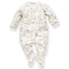 Pajac niemowlęcy wyprawka  piżamka Secret Forest Pinokio ecru