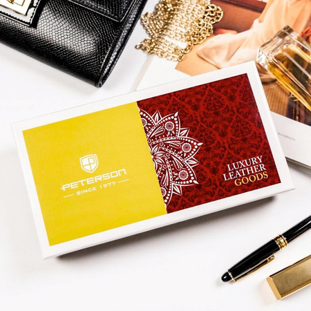 Portfel damski skóra naturalna skórzany Peterson