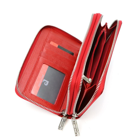 Portfel damski skórzany skóra naturalna Pierre Cardin