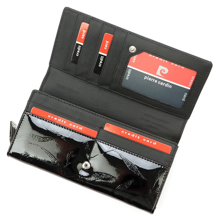 Portfel damski skórzany skóra naturalna Pierre Cardin 