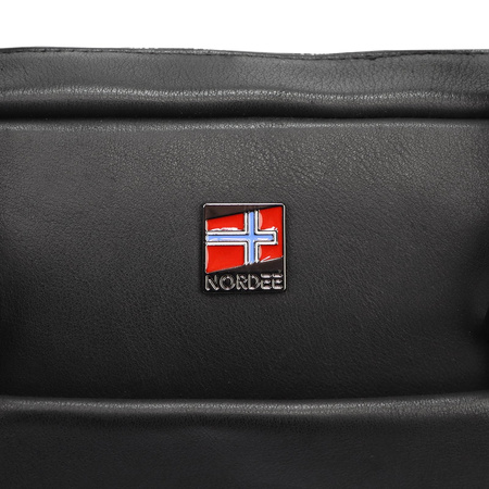 Teczka torba męska skórzana skóra naturalna Nordee