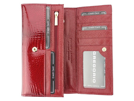 Portfel damski skórzany skóra naturalna Gregorio 