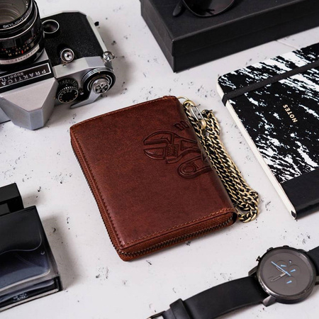 Portfel męski skórzany skóra naturalna  Peterson 