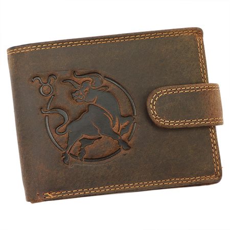 Portfel męski skórzany skóra naturalna Wild