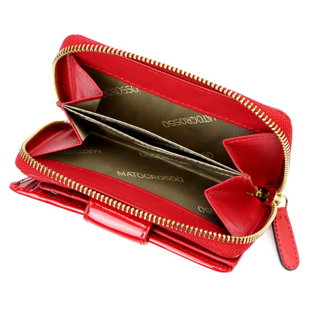 Portfel damski skórzany skóra naturalna Mato Grosso 