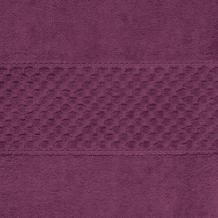 DYWANIK ŁAZIENKOWY JESSI (09) 60 X 90 CM AMARANTOWY