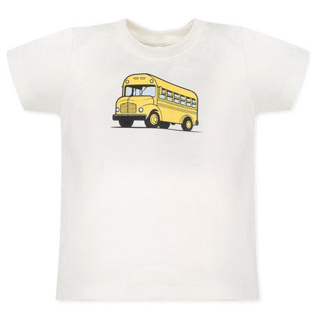 T-shirt FUN TIME écru,autobus 140
