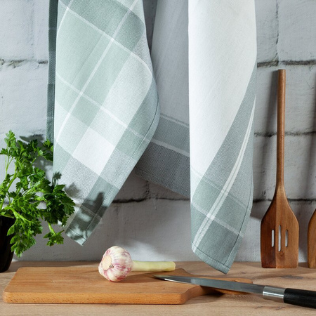 KOMPLET RĘCZNIKÓW KUCHENNYCH MONA 50 X 70 CM GRAFITOWY