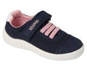 Befado - Obuwie dziecięce trampki tenisówki dla dziewczynki GRANAT/RÓŻ
