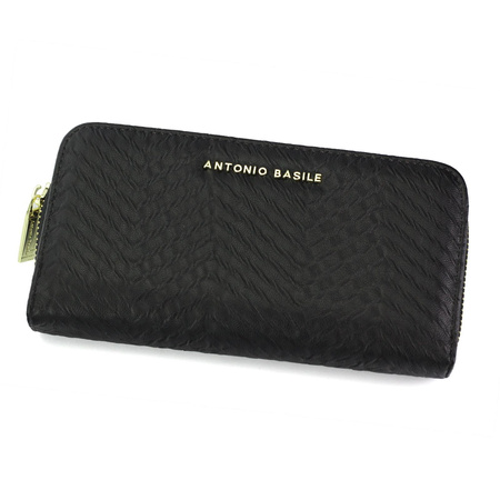 Portfel damski skórzany skóra ekologiczna Antonio Basile