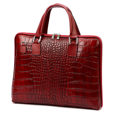 Teczka damska skórzana skóra naturalna Camilla