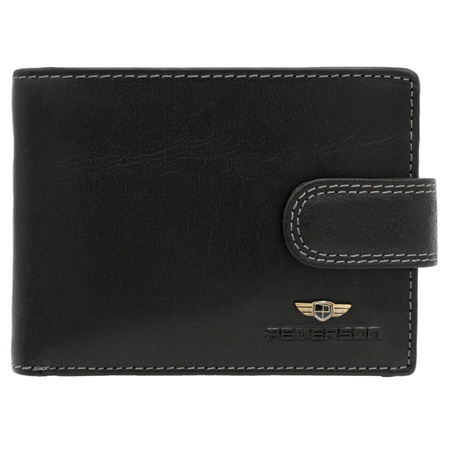 Portfel męski skórzany skóra naturalna  Peterson
