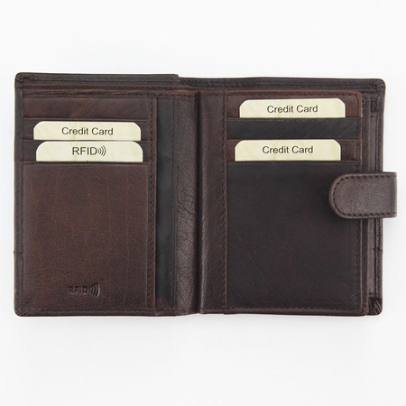 Portfel męski skórzany skóra naturalna El Forrest 