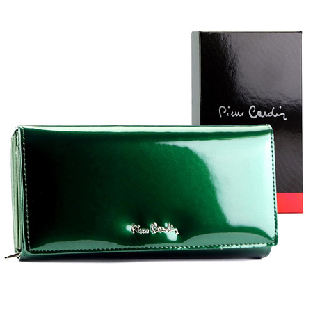 Portfel damski skóra naturalna + skóra ekologiczna Pierre Cardin